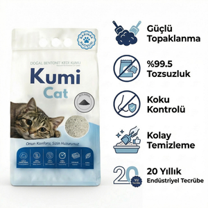 EkoPremium Güçlü Topaklanan - Aktif Karbon - İnce Taneli