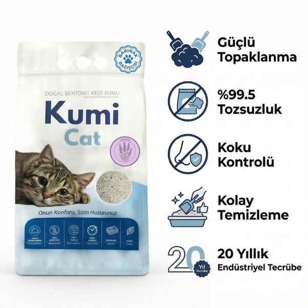 EkoPremium Güçlü Topaklanan - Lavanta - İnce Taneli